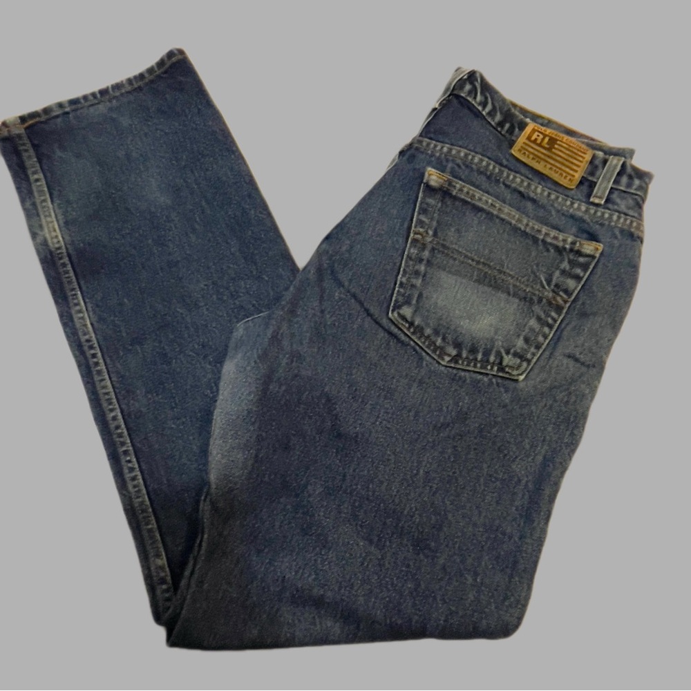 Vintage Polo Ralph Lauren Jeans Teens Casual Denim Pants 14x31 Medium Wash